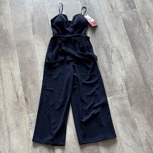 Elegant Navy Blue Jumpsuit